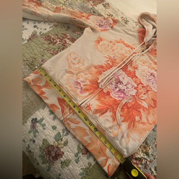 Lucky Brand Y2K Vintage Floral Zip Up Hoodie - Picture 12 of 12